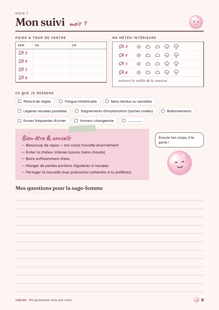 Page Mon suivi