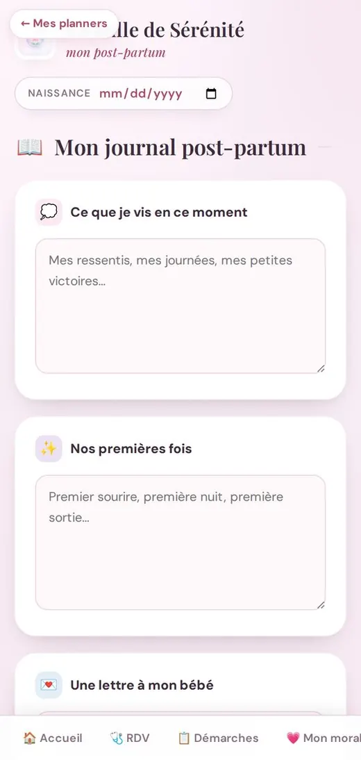 Journal post partum